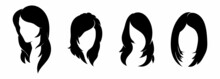 Woman Hair Style Silhouette