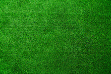 A Background Texture Image Of Real Green AstroTurf Artificial Grass. 