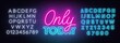 © TanyaFox - Only today neon sign on dark background.