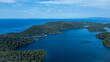 © AmazingAerialAgency - Aerial view of Mljet national park, Island Mljet, Croatia.
