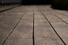 Closeup Of A Wooden Floorboard