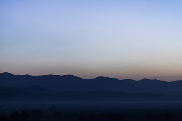 beautiful shot of a landscape under the clear skies