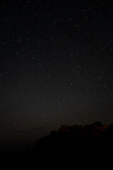 Poster - Vertical shot of a mesmerizing starry sky