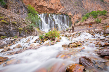 Kapuzbasi waterfall is the second highest waterfall in the world and it is the most beautiful nature place hiding in Anatolia, which is rarely hidden.