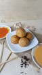 Pempek is a traditional food from Palembang, South Sumatra province. This food is made from sago and fish