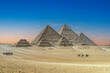 Great pyramids of the Giza Necropolis, Egypt, Africa