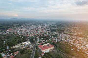 Sticker - Panoramic view of Diriamba city