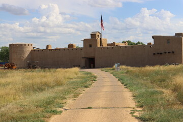 the exterior of Bent's Old Fort in Southeast Colorado