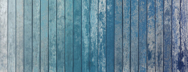 Wall Mural - texture bois bleu 