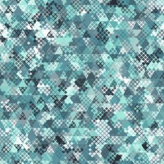Canvas Print - vector trendy low poly seamless pattern. camouflage polygonal background