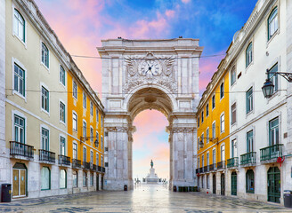 Lisbon -  Praca do Comercio, Portugal