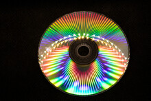 Reflection Of Light In A Compact Disk(CD) Or Digital Versatile Disk(DVD).