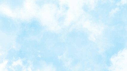Wall Mural - blue sky with white cloud. blue background. the summer sky is colorful clearing day and beautiful na