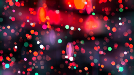 Wall Mural - abstract bokeh background with distortion effects.
