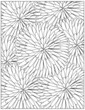 The flowers coloring page. Floral coloring sheet. Coloring page for adults. Vector