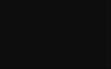 Wall Mural - black abstract triangular background. dark vector grey triangles. modern technology dark design. geo
