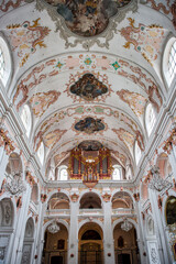 Wall Mural - Inside the Jesuit Church in Lucerne, Switzerland