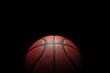 © antoniofrancois - Basketball ball over black background