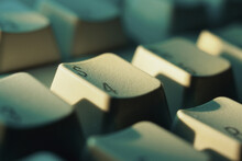 Close-up Of A Computer Keyboard