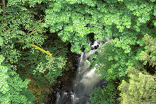 High Angle View Of A Waterfall