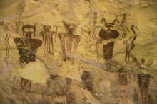 Close-up Of Cave Paintings, Utah, USA