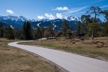 Wall Mural - Landscape near Garmisch-Partenkirchen in Bavaria