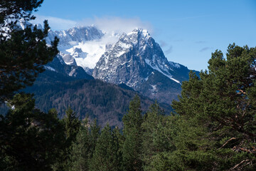 Wall Mural - Landscape near Garmisch-Partenkirchen in Bavaria