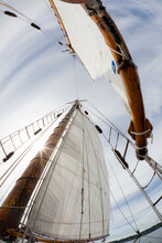 USA, Washington State, Brownsville, Sail Of Tall Ship