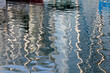 © SuperStock - Abstract reflections of sailboats in water, Seaport Village, San Diego, California, USA