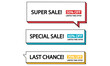 © Rick Cranches - banner sale discount sale vector icon eps10