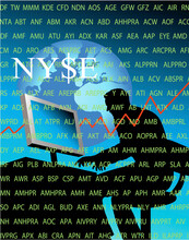 New York Stock Exchange Linda Braucht (b.20th C. American) Computer Graphics
