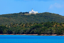 Lighthouse On A Hill, Fajardo Lighthouse, Seven Seas Beach, Puerto Rico