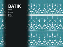 Ethnic Batik Vector Indonesian Pattern Fashion Seamless Vintage Textile Abstract Flat Culture Art