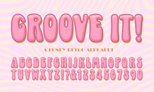 Groove It! A Soft Blobby Condensed Type With Retro 1970s Appeal.