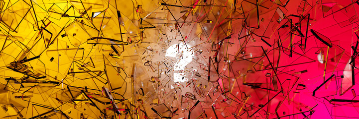 Fototapete - Dangerous question and doubt; education, business and life concepts. Original 3d rendering