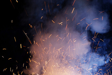 Wall Mural - smoke and fire