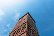 Ziębice Tower ( Wieża Bramy Ziębickiej ). Medieval gate tower. A gothic building made of red bricks.