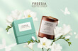© MITstudio - Freesia scented candle ad