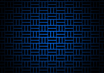 Wall Mural - light and dark blue with square abstract pattern for background