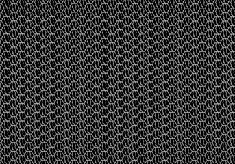black hexagon with abstract scratch white background