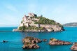Aragonese Castle overview from bay - Ischia Island icon