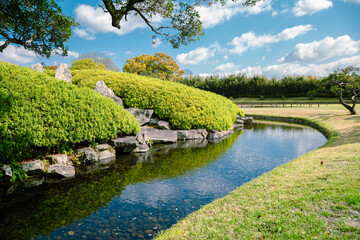 Wall Mural - Summer of Korakuen garden in Okayama, Japan