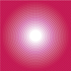 Wall Mural - The white light background spreads out into a reddish-pink color. from the center, illustration, template