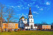 Cathedral, Church Of Athanasius And Theodosius Of Cherepovets In Cherepovets, Vologda Oblast, Russia. Orthodox Church.