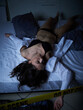 © Stocked House Studio - Crime Scene - Woman dead lying on the bed