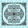 © Roverto - Whiskey label with old frames