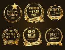 Golden Badges Collection Of Best Seller And High Quality Products