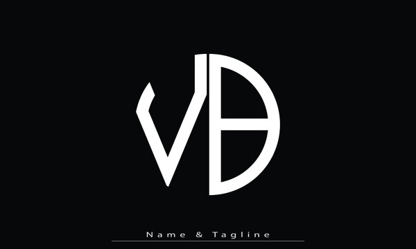 Alphabet letters Initials Monogram logo VD , DV