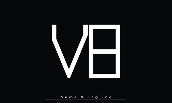 Alphabet letters Initials Monogram logo VD , DV