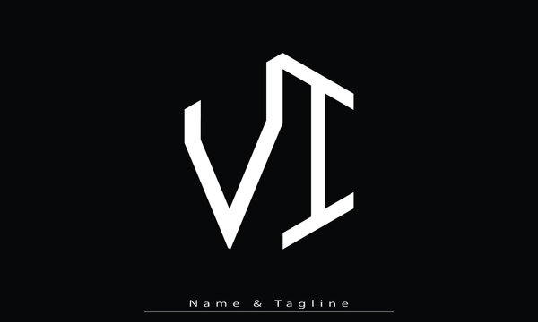 Alphabet letters Initials Monogram logo VI , IV